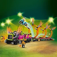 LEGO City Stunt Truck and Ring of Fire Challenge 60357 Building Toy Set (479 Pieces)