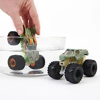 Monster Jam, Monster trucks Dragon vs. Soldier Fortune officiels qui changent de couleur en métal moulé, échelle 1:64