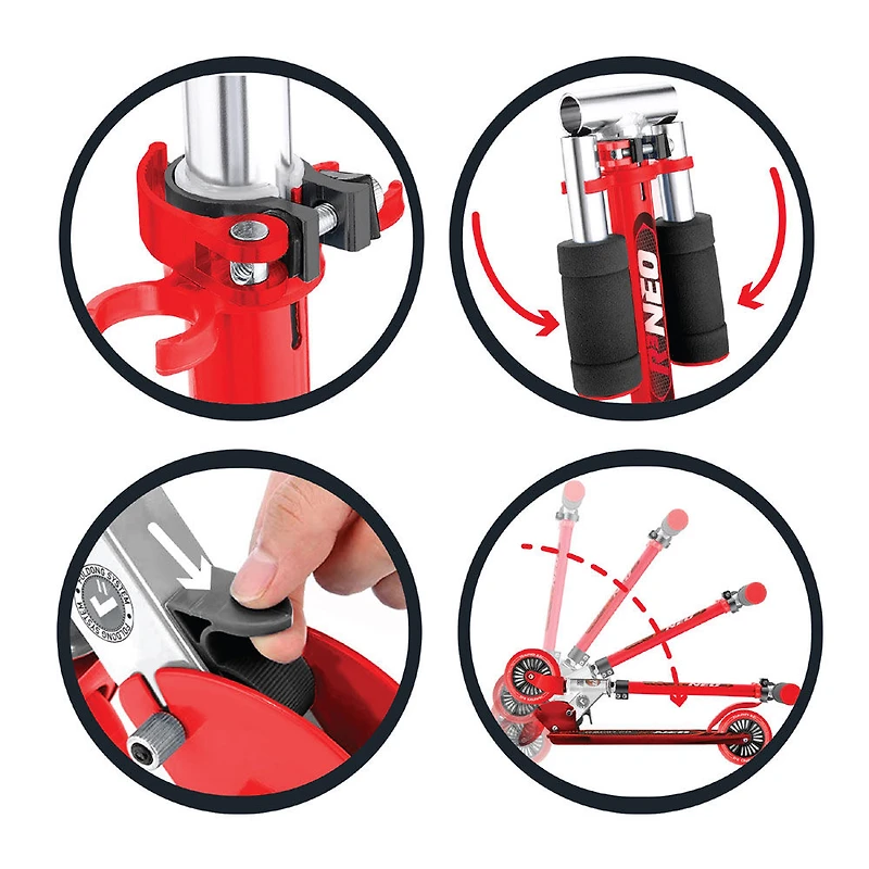 Rugged Racer R3 Neo 2 Wheel Kick Scooter