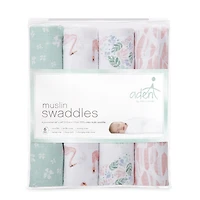 Aden + Anais Essentials 4-Pack Muslin Swaddle Briar Rose