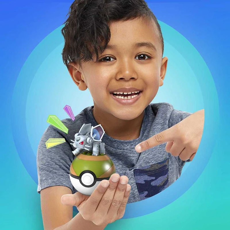 Mega Pokemon Nidoran Construction Set with character figures (31 Pieces)
