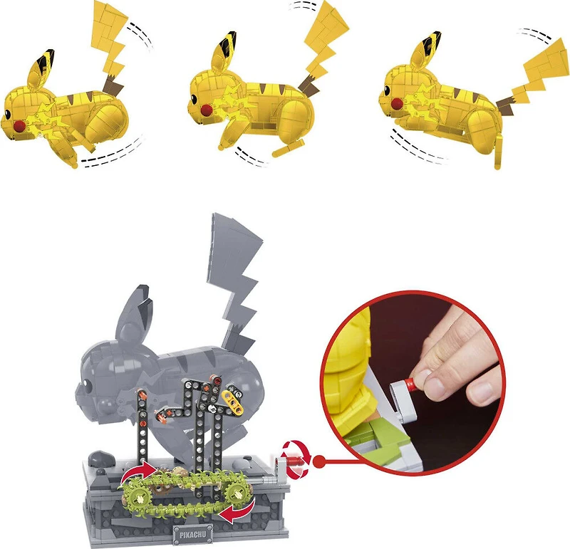 MEGA - Pokémon - Pikachu en mouvement