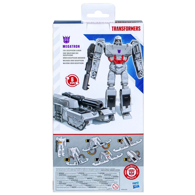 Transformers Authentics Titan Changers, figurine Megatron, pour enfants à partir de 6 ans, 28 cm