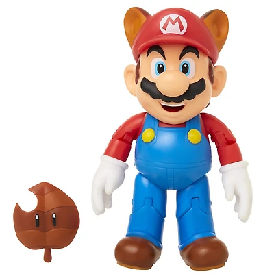 Super Mario 4 "Figures Wave 20 - Raton laveur Mario avec feuille
