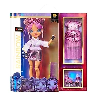 Rainbow High Lila Yamamoto - Poupée-mannequin violet et mauve