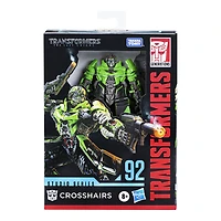 Transformers Studio Series 92, figurine Crosshairs classe Deluxe de 11 cm du film Transformers : Le dernier chevalier