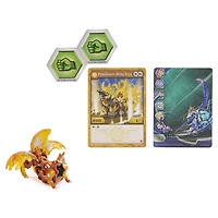 Bakugan Evolutions, Blitz Fox (Doré), Bakugan True Metal Platinum Series, 2 BakuCores et carte Personnage