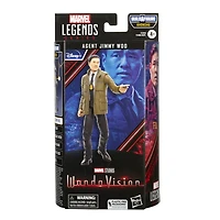 Marvel Legends Series, Wandavision, figurine de collection Agent Jimmy Woo de 15 cm MCU Disney+, 2 accessoires et 3 pièces Build-a-Figure