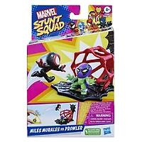 Marvel Stunt Squad, Miles Morales contre Prowler, coffret de figurines de 3,5 cm