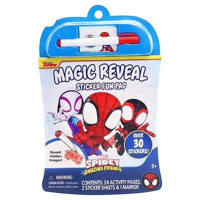 blocs d'autocollants amusants Magic Reveal - Marvel Spidey et ses incroyables amis