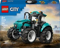 LEGO City Le tracteur - Ensemble de construction avec Fermier sur le Thème de la Ferme - Cadeau pour les 6 ans et plus - 60498