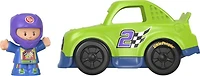 Fisher-Price Little People Voiture de course, véhicule à pousser