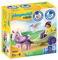 Playmobil - Calèche avec licorne et fée