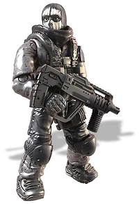 Mega Construx - Micro-Figurine Articulée Du Personnage Sergent Logan Walker De "Call Of Duty" À Construire De Collection