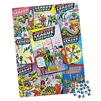 DC Comics, Justice League 1000-Piece Jigsaw Puzzle Wonder Woman Superman Comic Book Artwork with Poster Included