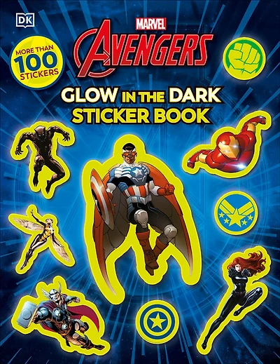 Marvel Avengers Glow in the Dark Sticker Book - Édition anglaise