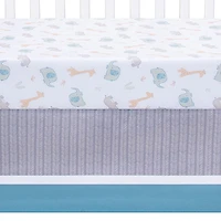 Sammy & Lou 4 Piece Crib Bedding Set - Safari Babies