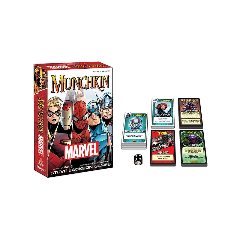 USAopoly MUNCHKIN: Marvel Edition - English Edition