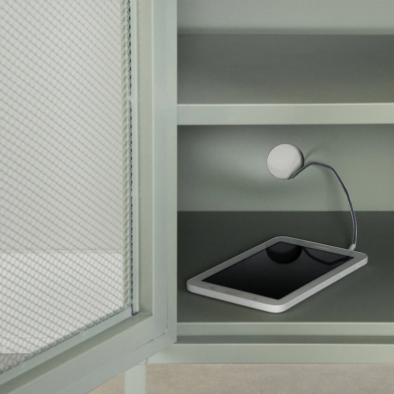 Sweedi Table de chevet Vert sauge