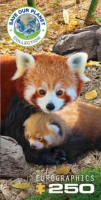 Puzzle Rouge Pandas 250 Pièces