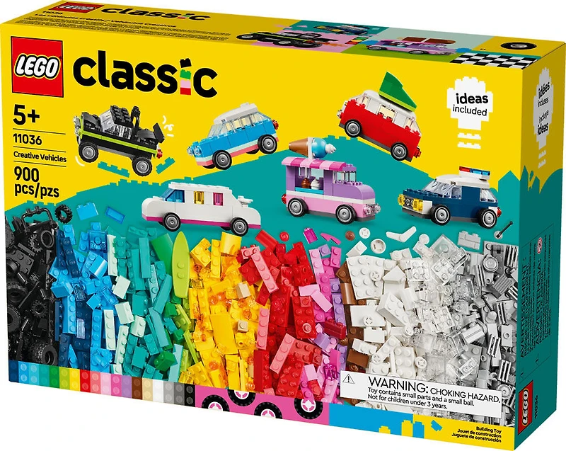 LEGO Classic Les véhicules créatifs; camions jouets, voitures jouets 11036