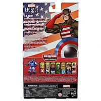 Marvel Legends Series, figurine de collection de 15 cm U.S. Agent inspirée des BD classiques avec 1 accesoire et 2 pièces Build-a-Figure