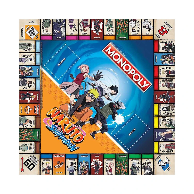 MONOPOLY: Naruto Shippuden - Édition anglaise