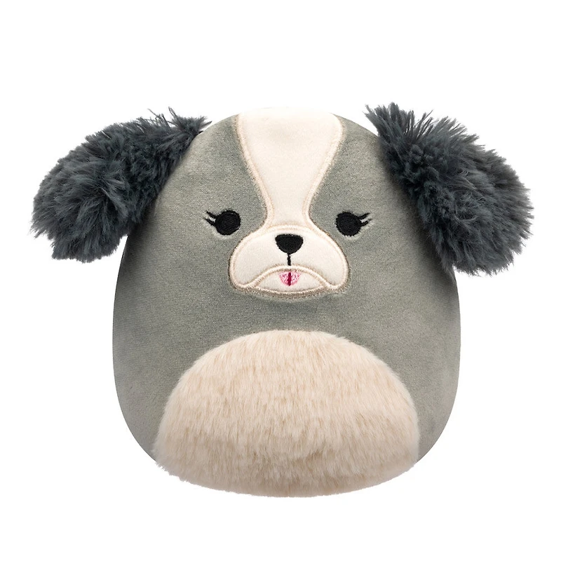 Squishmallows 5" - Flipamallows: Geraldine le chat rose et Malu le chien gris