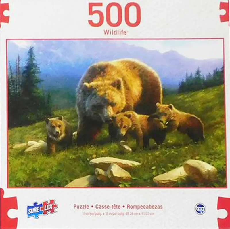 Sure-Lox - Mother Bear - 500 Piece Jigsaw Puzzle