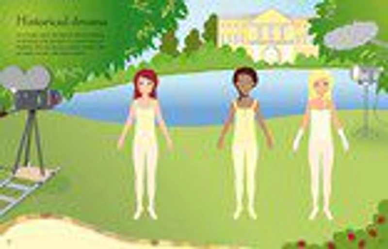 Sticker Dolly Dressing Movie Stars - English Edition