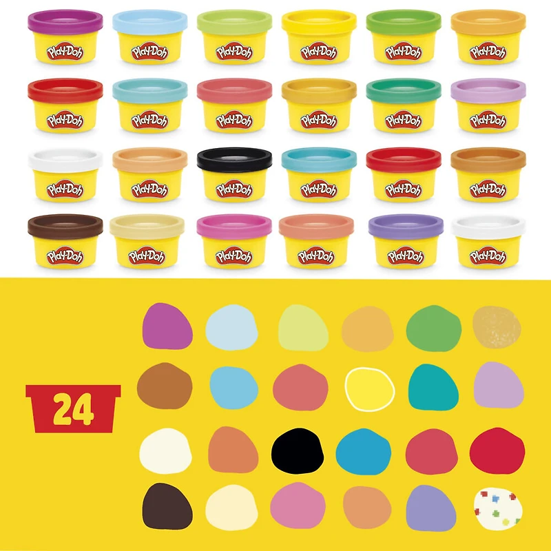 Play-Doh Holiday Advent Calendar, 24 Days of Surprise Toys