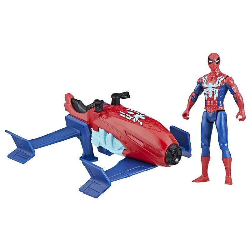 Marvel Spider-Man Epic Hero Series Web Splashers Spider-Man Hydro Jet Blast Action Figure and Vehicle Playset