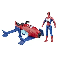 Marvel Spider-Man Epic Hero Series Web Splashers Spider-Man Hydro Jet Blast Action Figure and Vehicle Playset