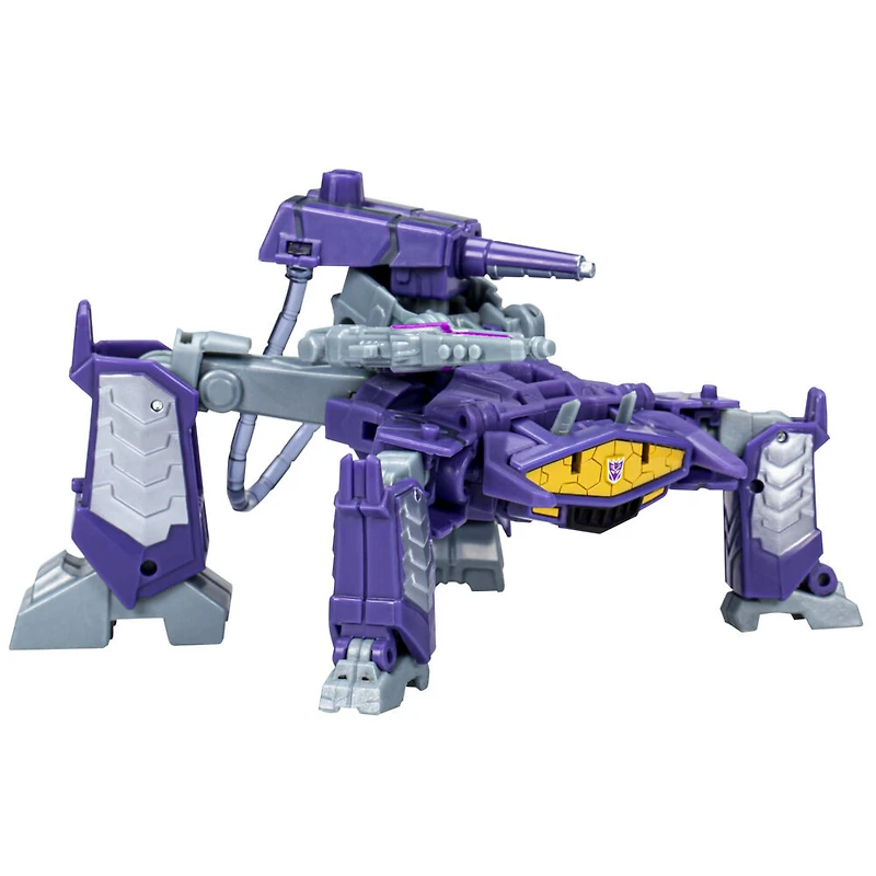Transformers EarthSpark, figurine Shockwave classe Deluxe de 12,5 cm, jouet robot pour enfants, à partir de 6 ans