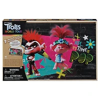 Trolls World Tour Jigsaw Puzzles for Kids, Set of 7 Wood Puzzles with Storage Box
