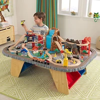 Ensemble Train et Table en bois Waterfall Junction