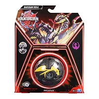 Bakugan Deka, Figurine articulée géante Nillious personnalisable et cartes à collectionner, Combine & Brawl