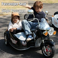 Voltz Toys Moto 12V électrique 2 places à chevaucher