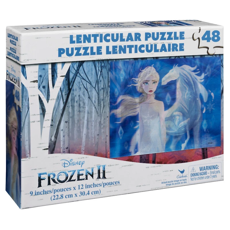 Frozen 2, puzzle lenticulaire (3D) de 48 pièces