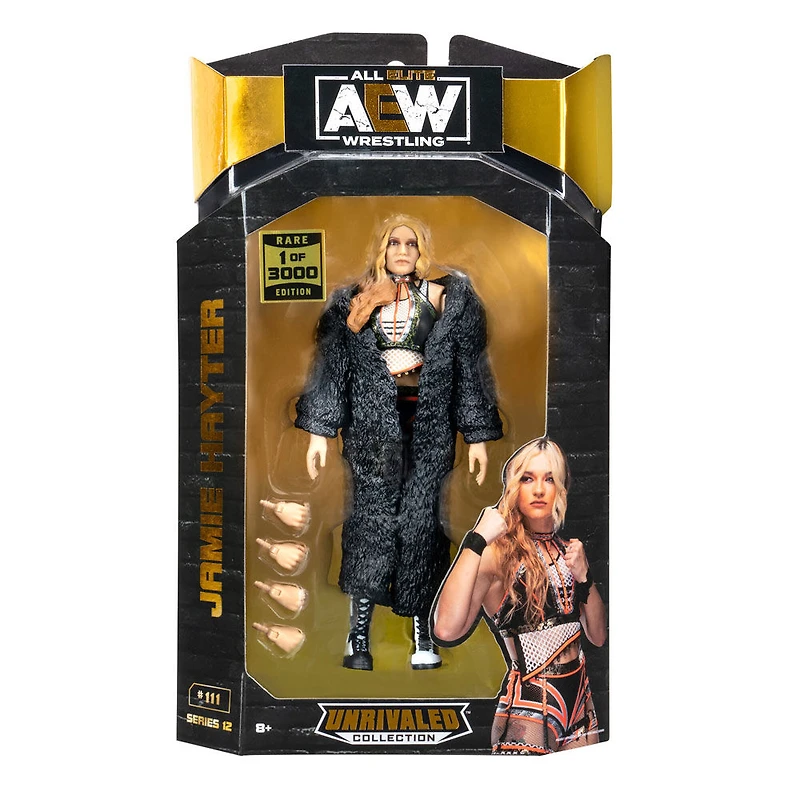 AEW Ensemble de 1 figurine Lutteur inégalé - Jamie Hayter