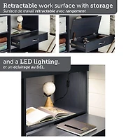 Meubles South Shore, Lit mezzanine avec bureau - Myrtille