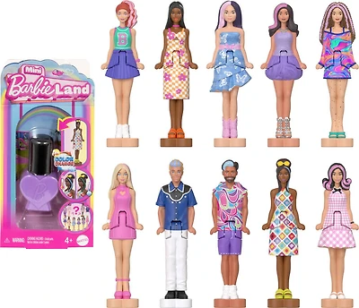 Barbie-Poupée Mini-BarbieLand Fashionistas-Poupée de 3,8cm
