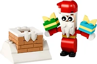 LEGO Creator Christmas Chimney Fun with Santa - Festive Holiday Stocking Stuffer for Kids, Ages 6