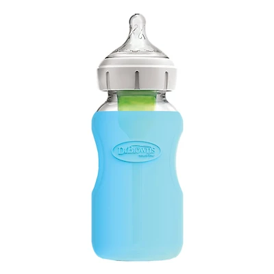 Options+ Wide Neck Glass Bottle Starter Set