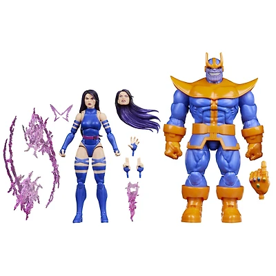 Marvel Legends Series Gamerverse Psylocke contre Thanos, figurines de collection
