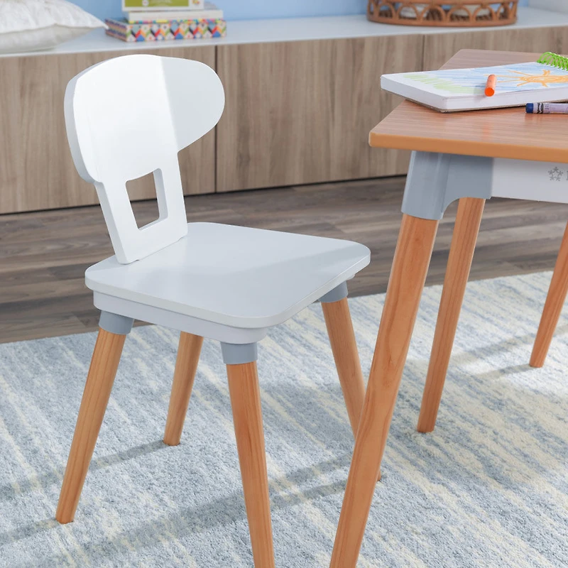 Ensemble table et 4 chaises rétro pour enfants et tout-petits