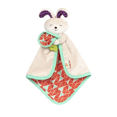 Couverture sécurisante lapin, B. Snugglies - Fluffy Bunz, B. toys