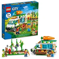 LEGO City La camionnette du marché fermier 60345 Ensemble de construction (310 pièces)