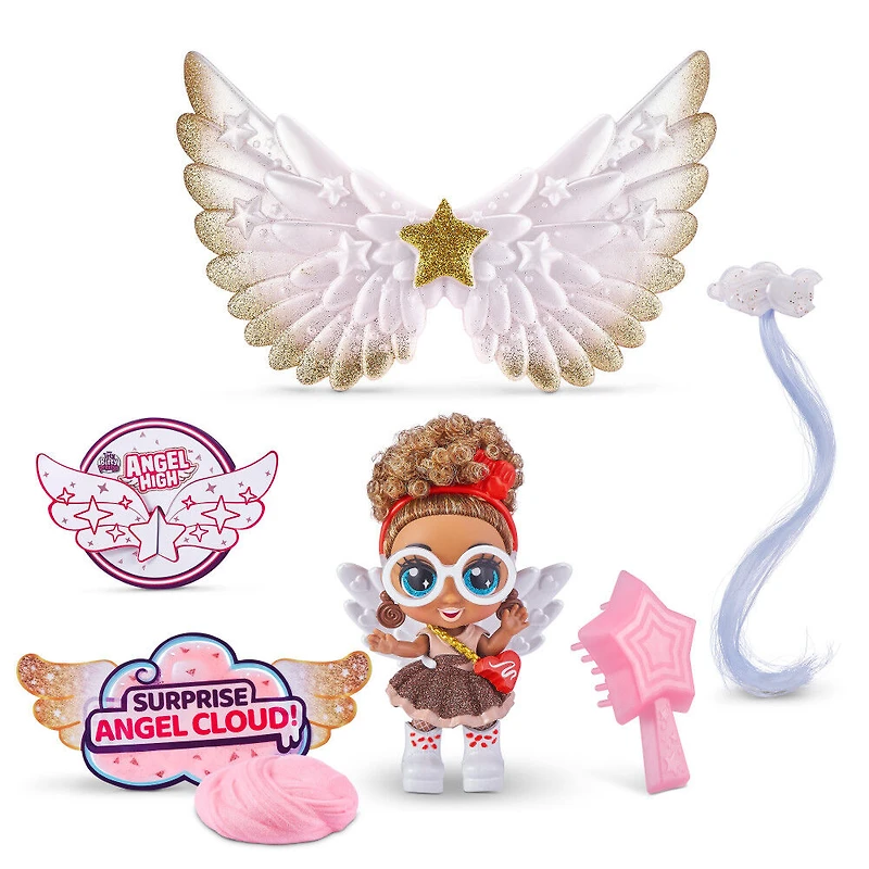 Poupée Capsule Itty Bitty Prettys Angel High avec 10 accessoires surprise par ZURU - L'assortiment peut varier