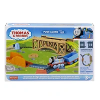 Thomas et ses amis - Coffret train - Livraison sur le pont en bois - Notre exclusivité
